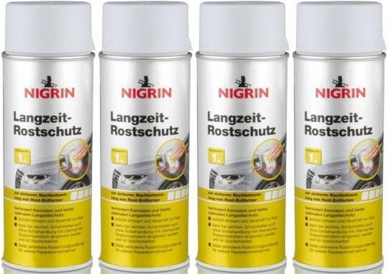 Nigrin Rostprimer-Spray grau 4x 400 Milliliter
