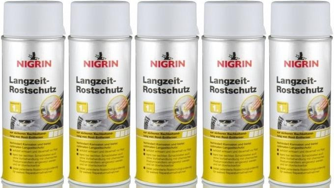 Nigrin Rostprimer-Spray grau 5x 400 Milliliter