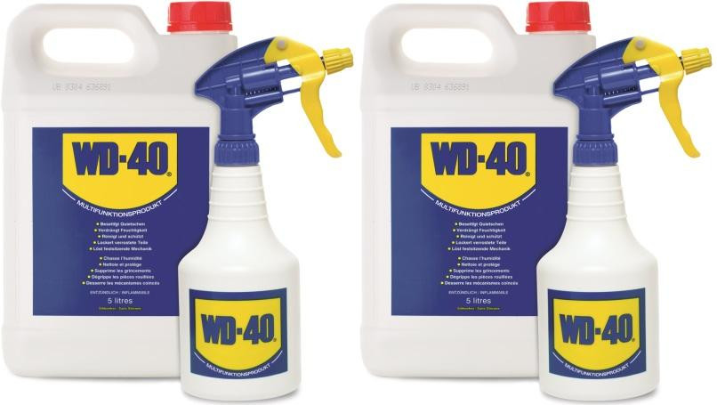 WD-40 Multifunktiosnöl inkl. Zerstäuber 2x 5 = 10 Liter