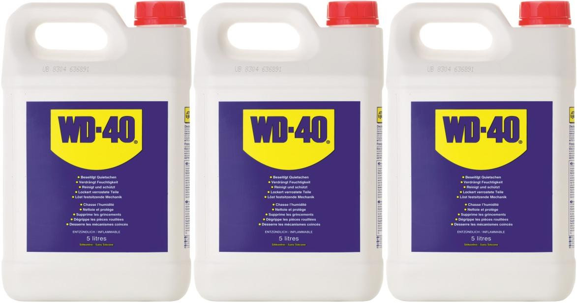 WD-40 Multifunktionsöl 3x 5 = 15 Liter