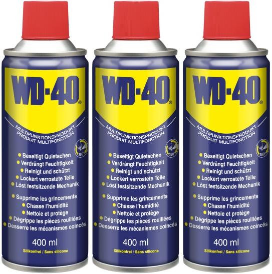 WD-40 Classic Multifunktionsöl 3x 400 Milliliter