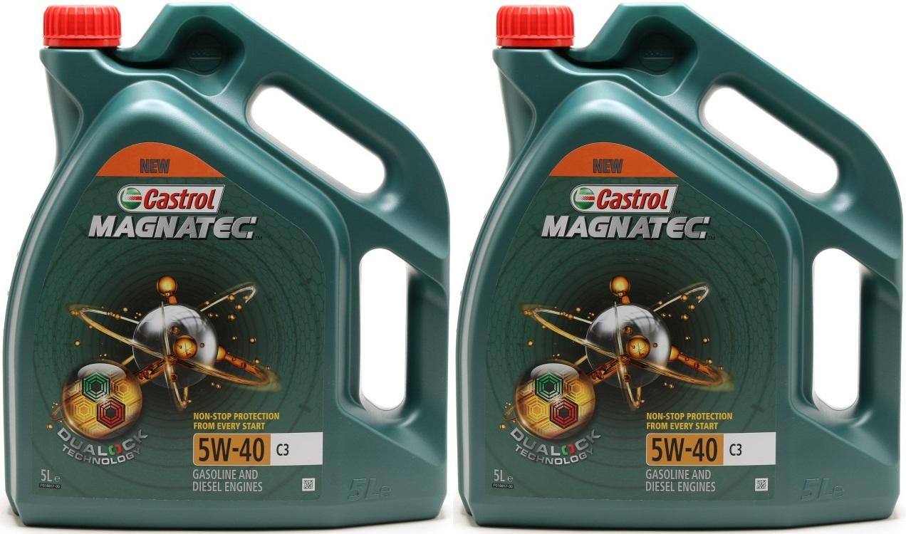 Castrol Magnatec 5W-40 C3 Motoröl 2x 5 = 10 Liter