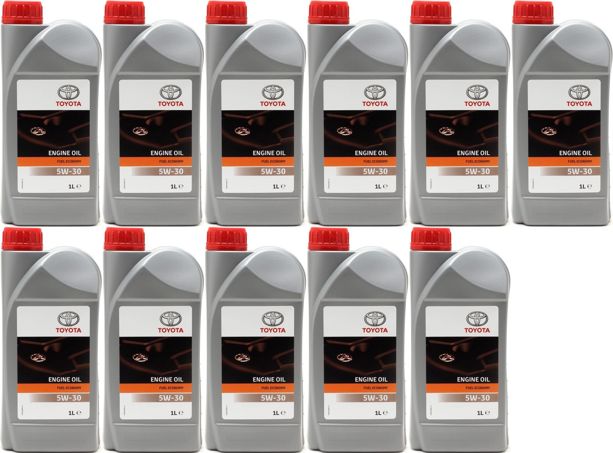 Original Toyota Fuel Economy 5W-30 Motoröl 11x 1l = 11 Liter