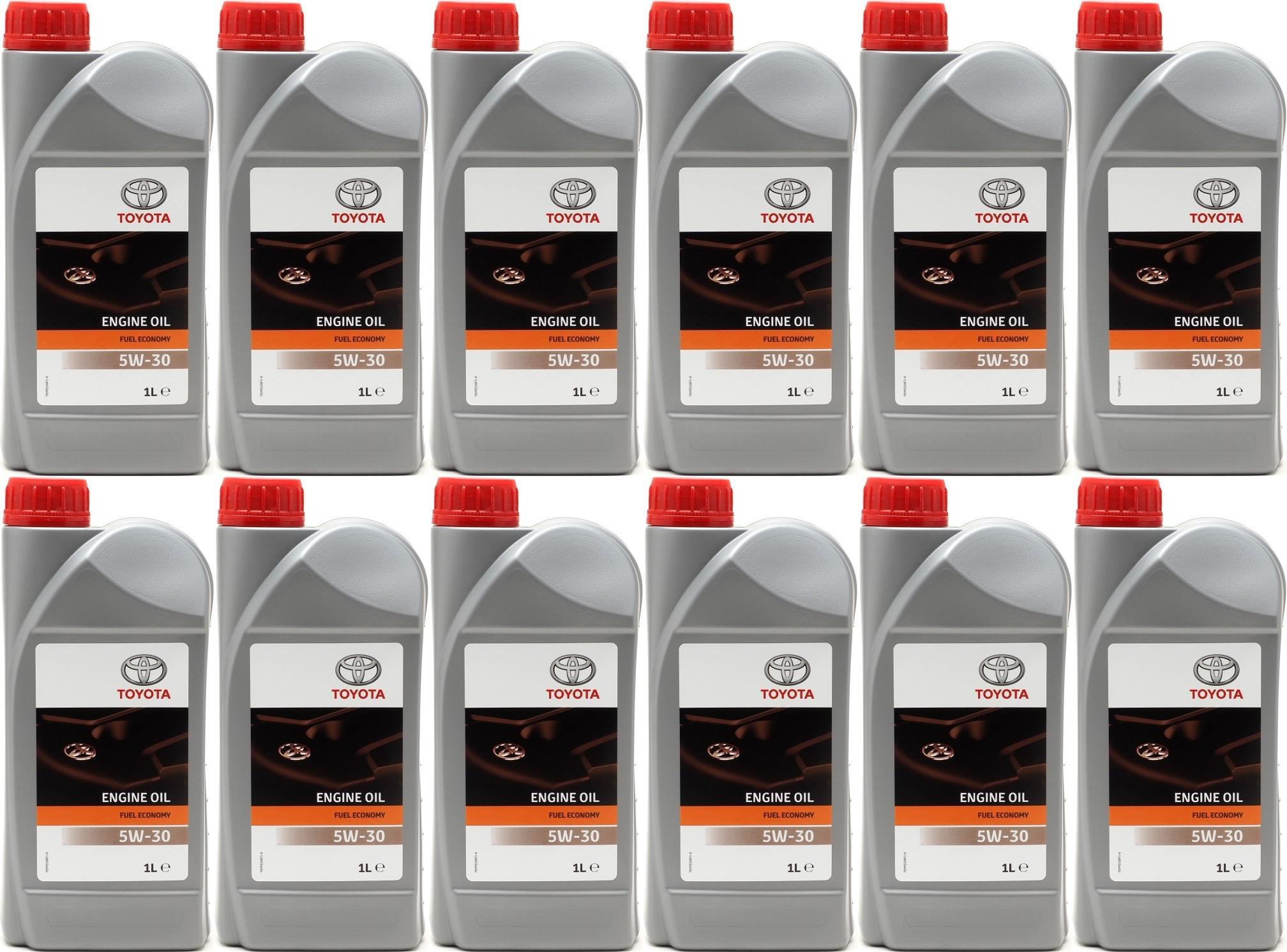 Original Toyota Fuel Economy 5W-30 Motoröl 12x 1l = 12 Liter