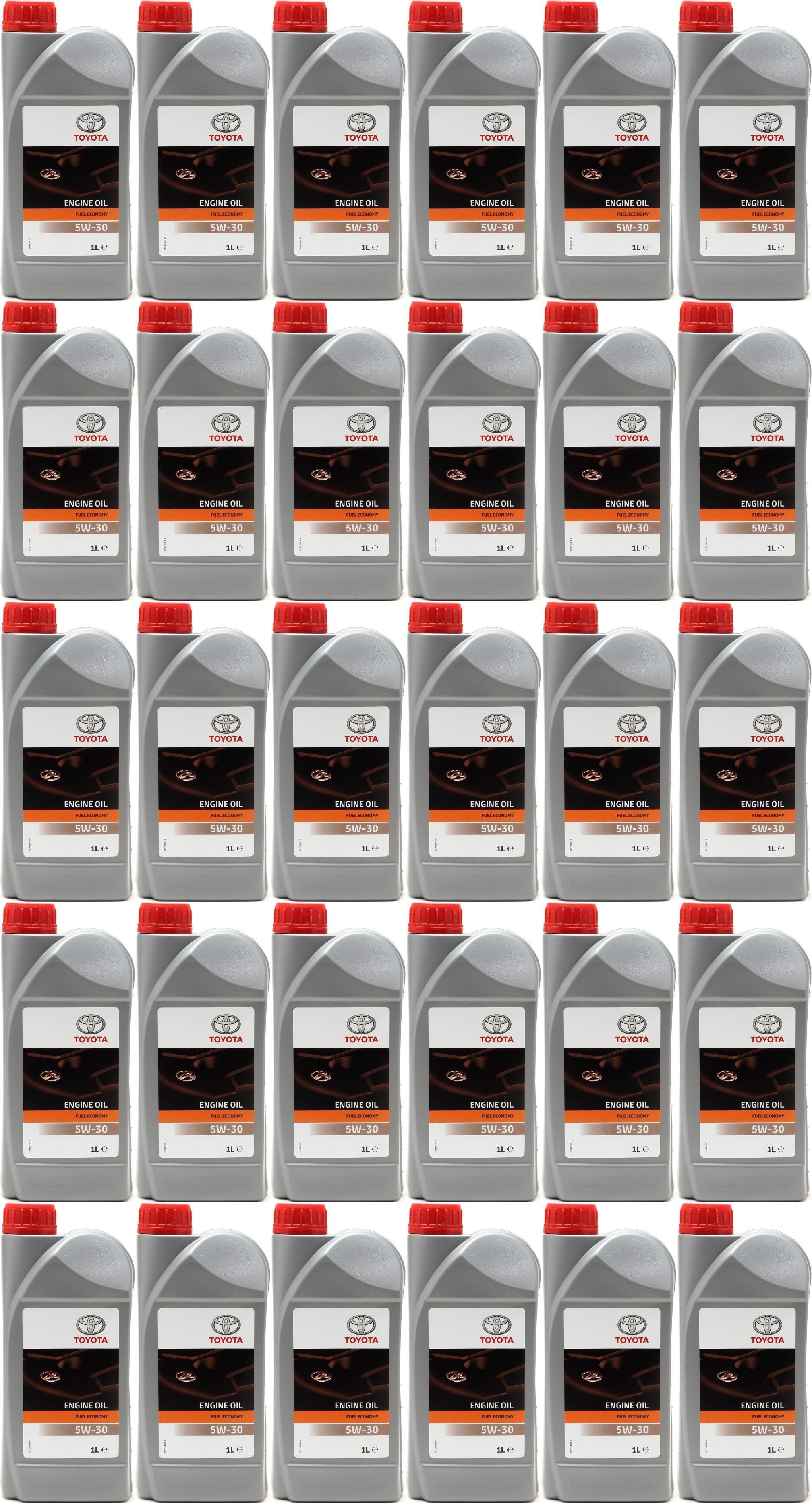 Original Toyota Fuel Economy 5W-30 Motoröl 30x 1l = 30 Liter