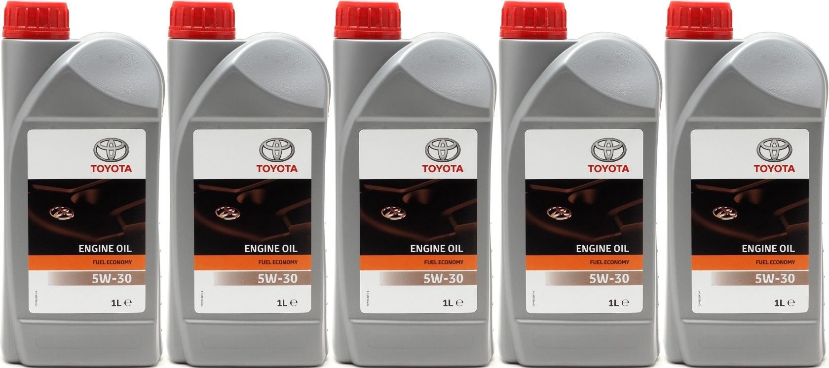 Original Toyota Fuel Economy 5W-30 Motoröl 5x 1l = 5 Liter