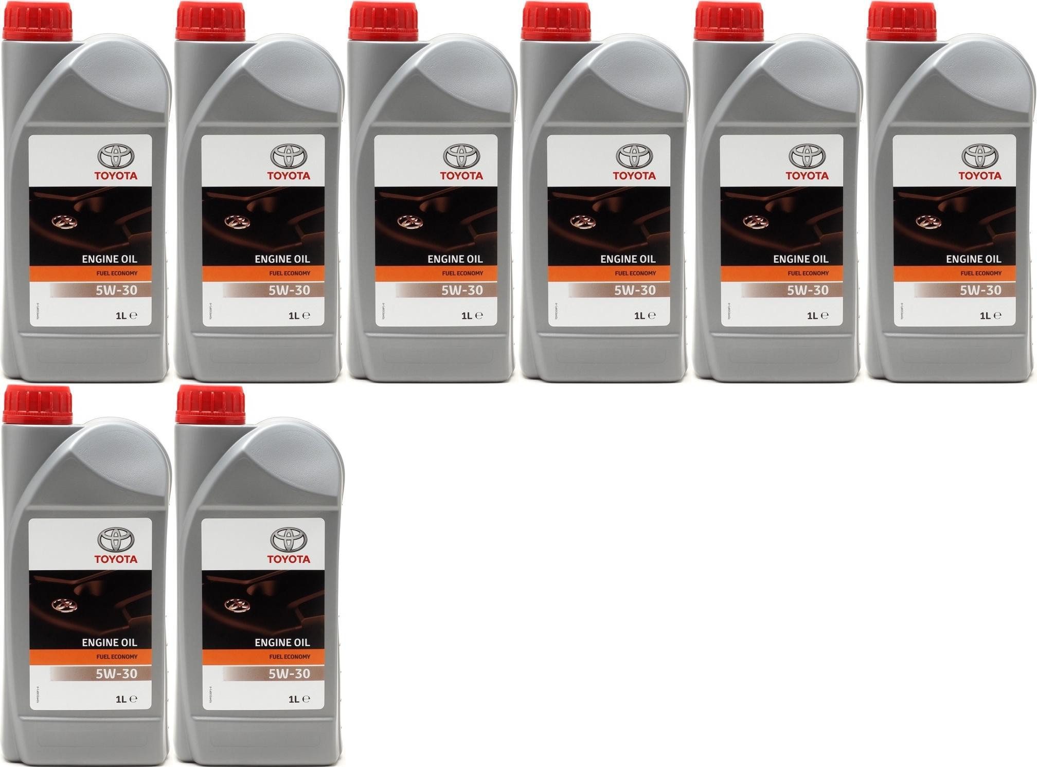 Original Toyota Fuel Economy 5W-30 Motoröl 8x 1l = 8 Liter