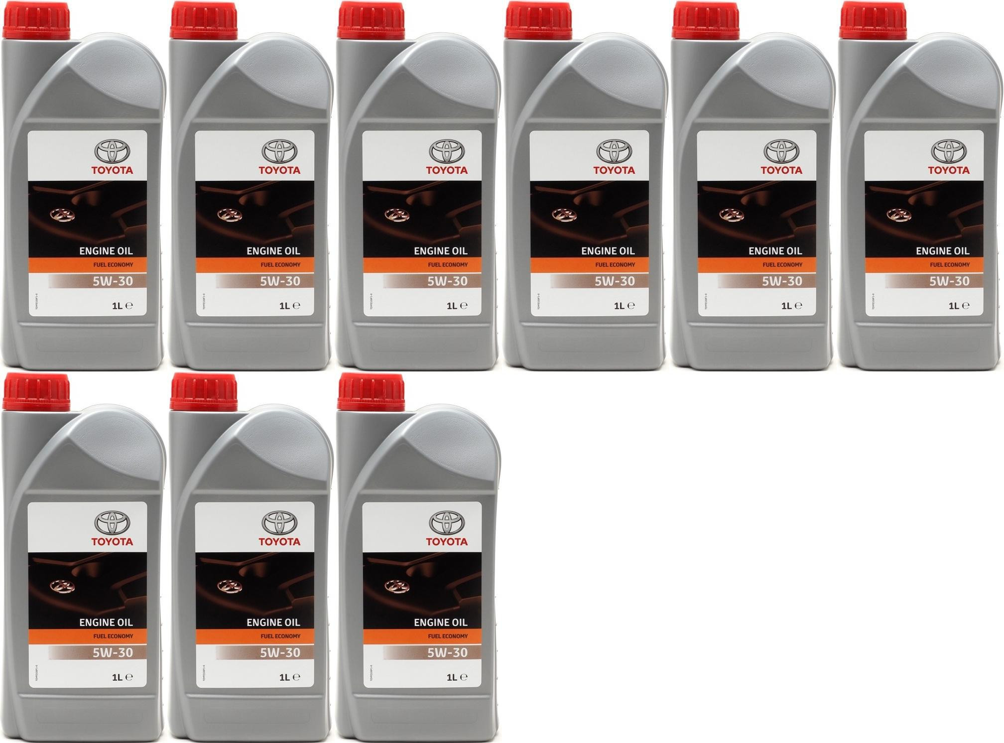 Original Toyota Fuel Economy 5W-30 Motoröl 9x 1l = 9 Liter