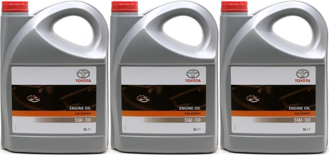 Original Toyota Fuel Economy 5W-30 Motoröl 3x 5 = 15 Liter