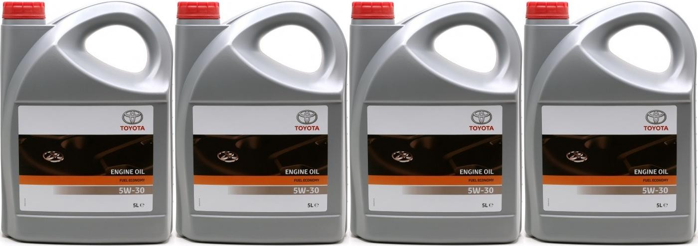 Original Toyota Fuel Economy 5W-30 Motoröl 4x 5 = 20 Liter