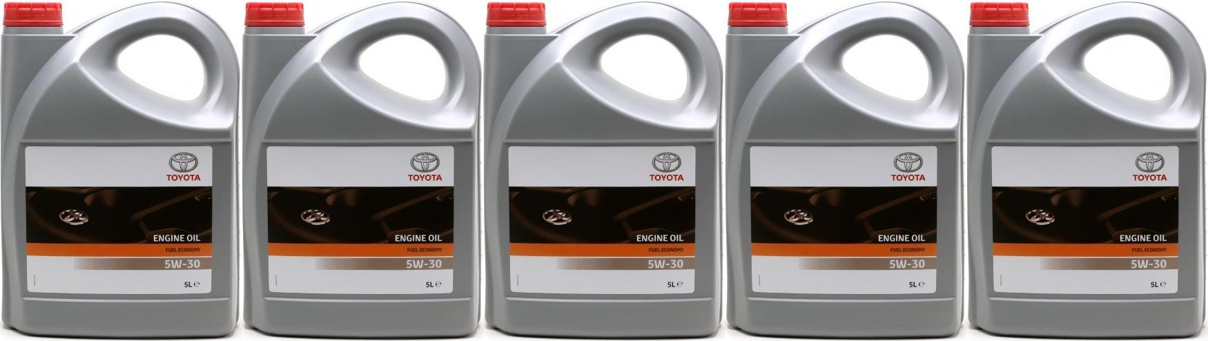 Original Toyota Fuel Economy 5W-30 Motoröl 5x 5 = 25 Liter