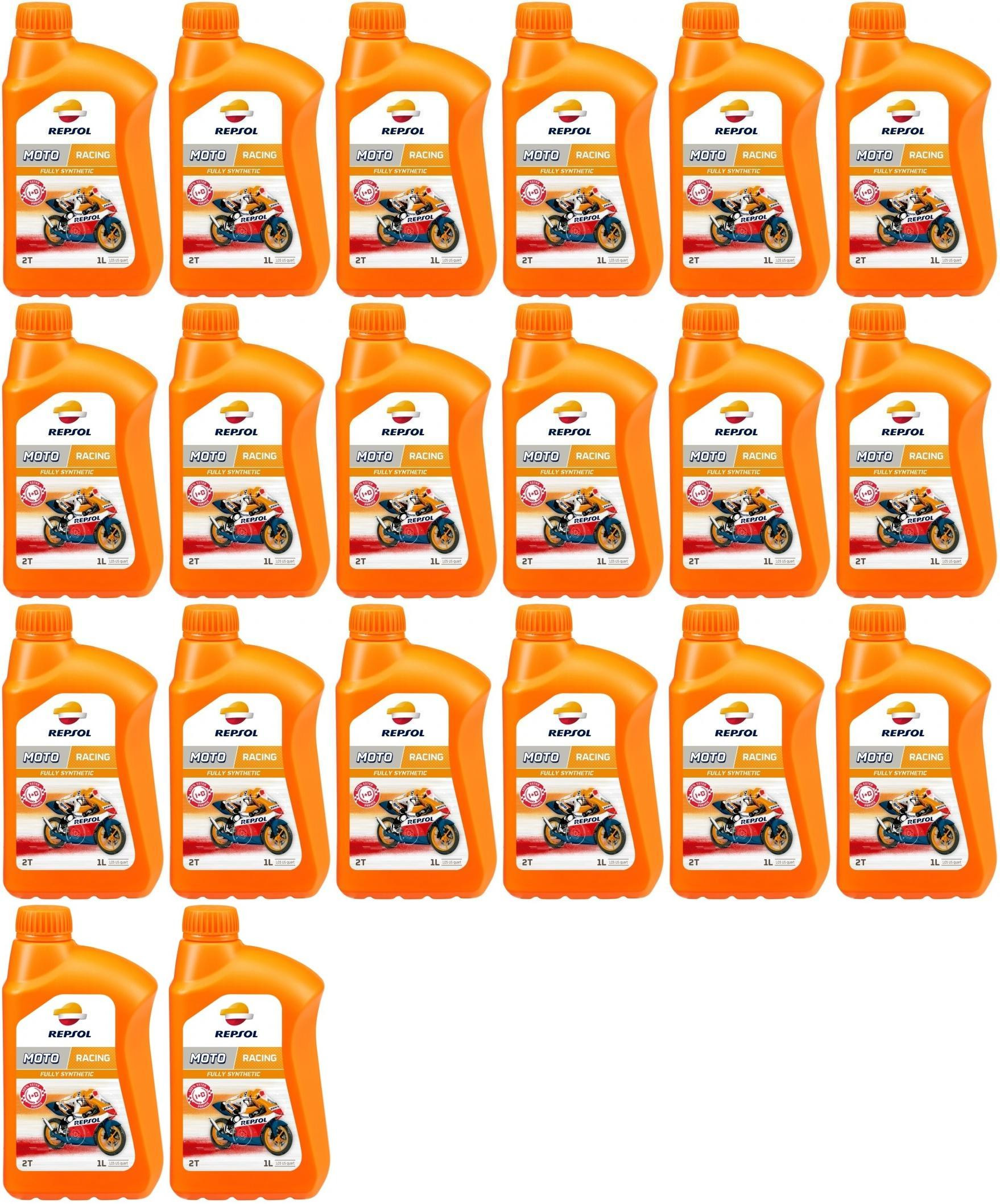 Repsol Motorrad Motoröl MOTO RACING 2T 1 Liter 20x 1l = 20 Liter