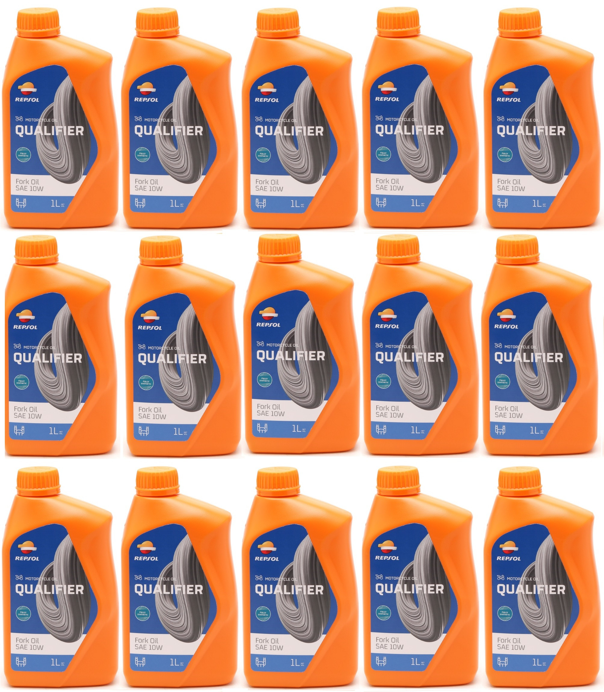 Repsol Motorrad Gabelöl MOTO FORK OIL 10W 1 Liter 15x 1l = 15 Liter