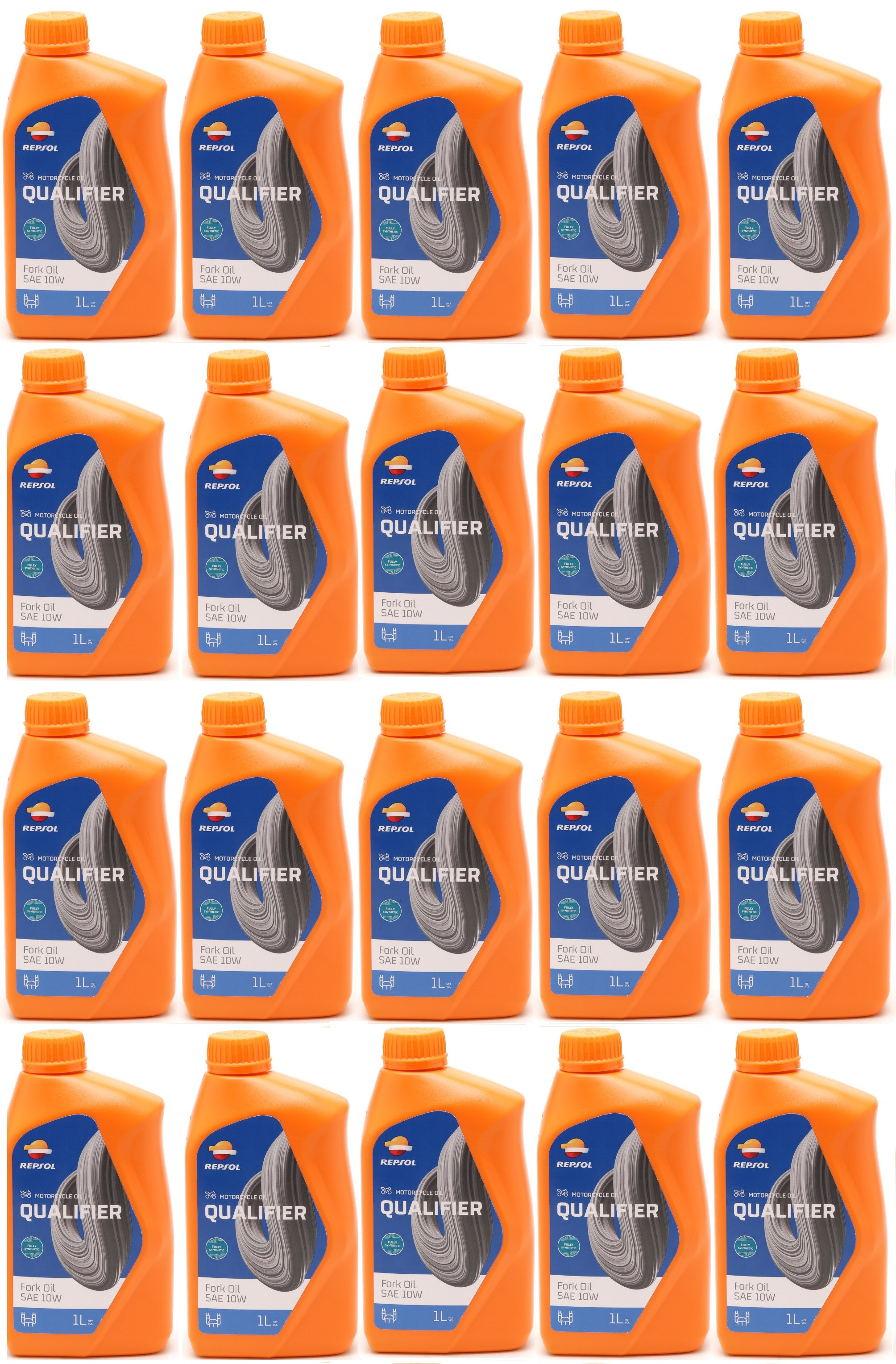 Repsol Motorrad Gabelöl MOTO FORK OIL 10W 1 Liter 20x 1l = 20 Liter