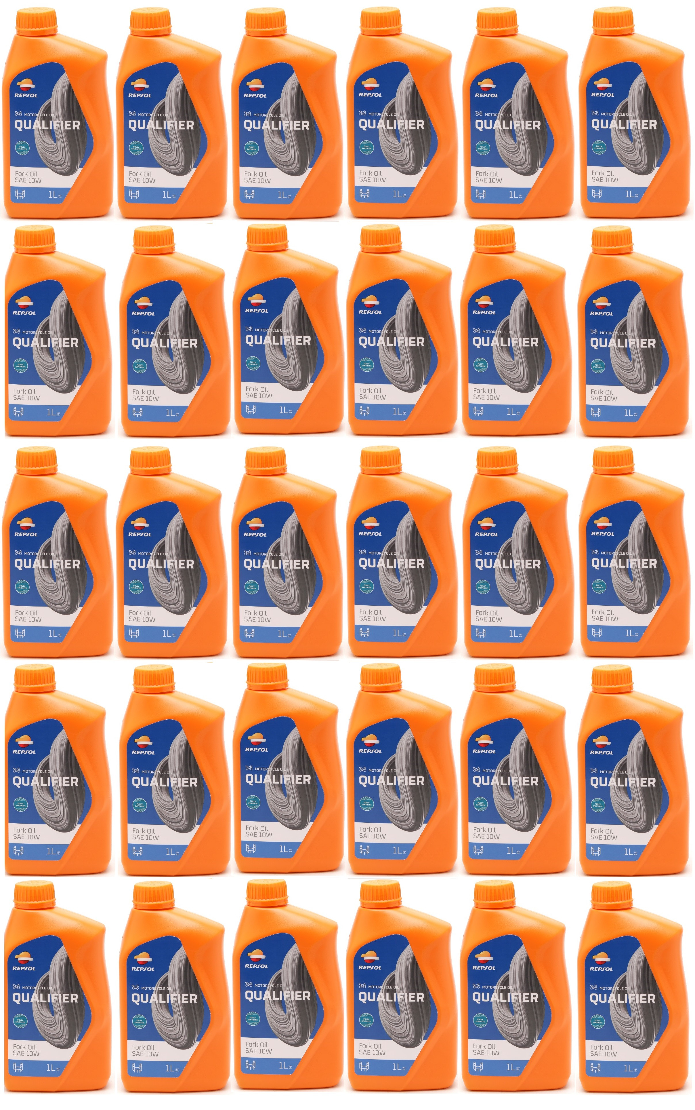 Repsol Motorrad Gabelöl MOTO FORK OIL 10W 1 Liter 30x 1l = 30 Liter