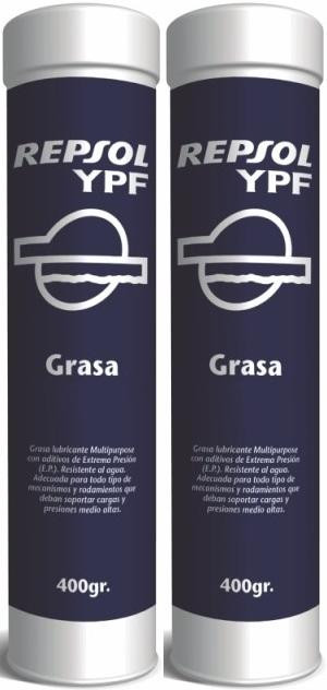 Repsol Schmierfett GRASA MOLIBGRAS EP 2 Fett Kartusche 2x 400 Gramm