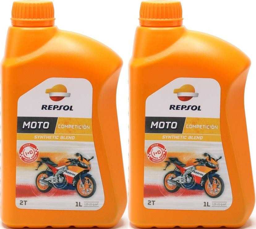 Repsol Motorrad Motoröl MOTO COMPETICION 2T 1 Liter 2x 1l = 2 Liter
