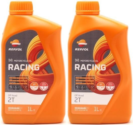 Repsol Motorrad Motoröl RACING OFF ROAD 2T 1 Liter 2x 1l = 2 Liter