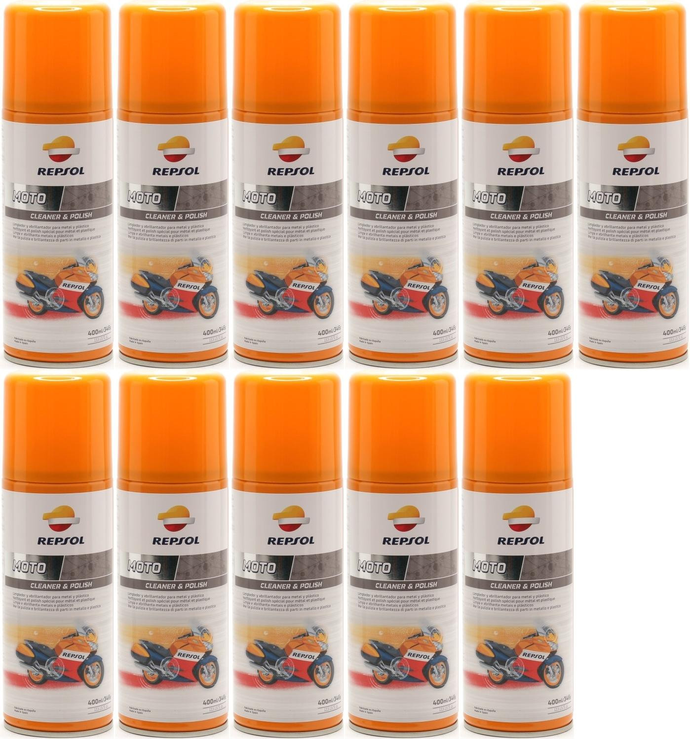 Repsol Motorrad MOTO CLEANER & POLISH 11x 400 Milliliter
