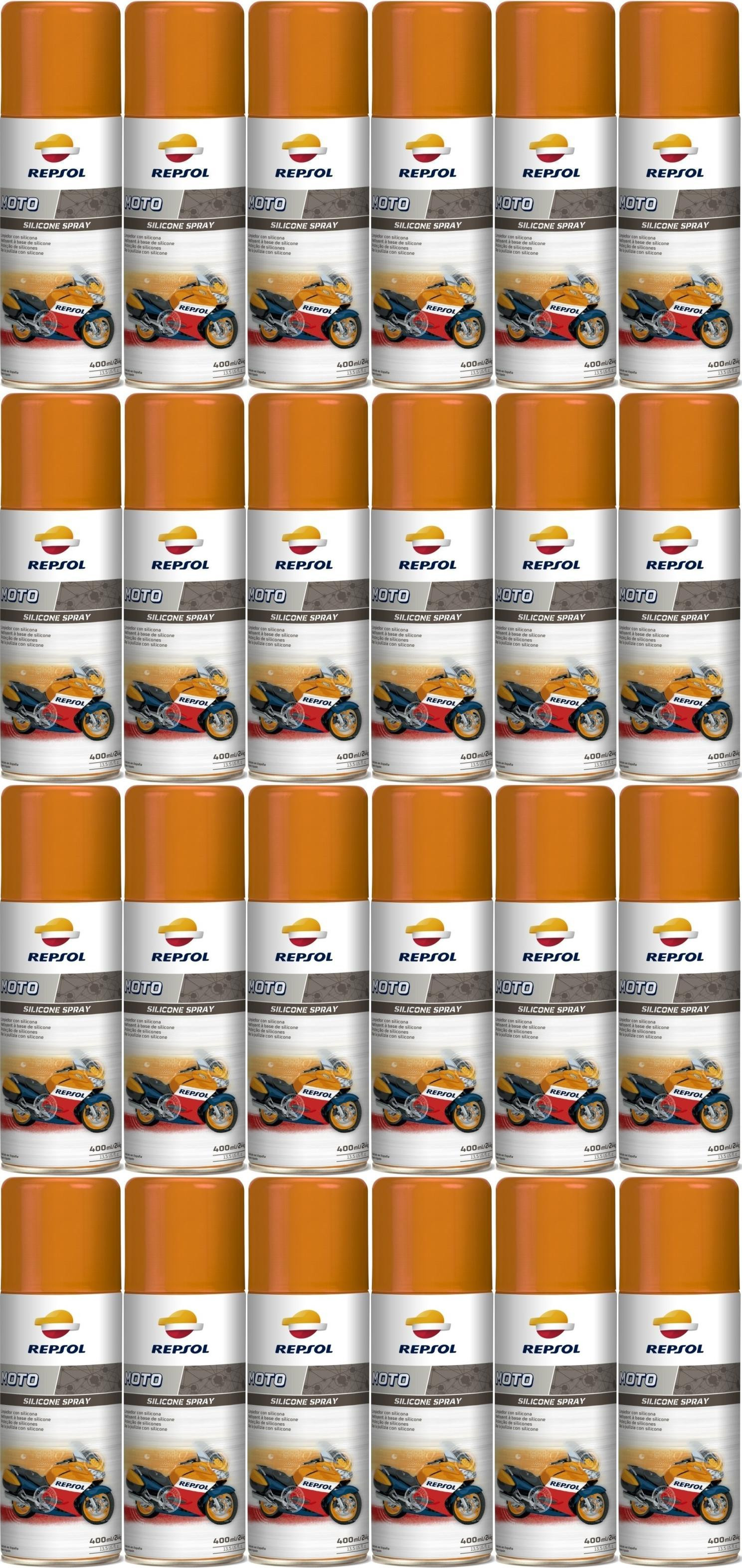 Repsol Motorrad MOTO SILICONE SPRAY 24x 400 Milliliter