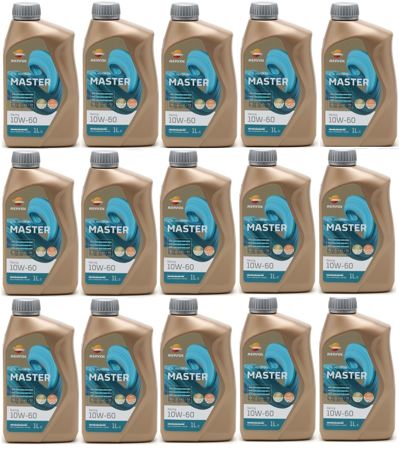 Repsol Motoröl Master Racing 10W-60 1 Liter 15x 1l = 15 Liter