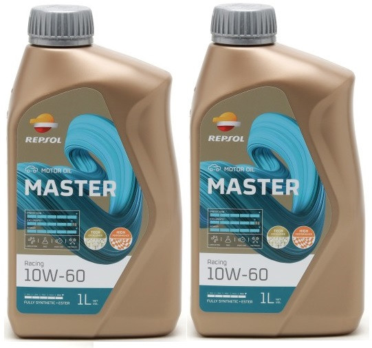 Repsol Motoröl Master Racing 10W-60 1 Liter 2x 1l = 2 Liter