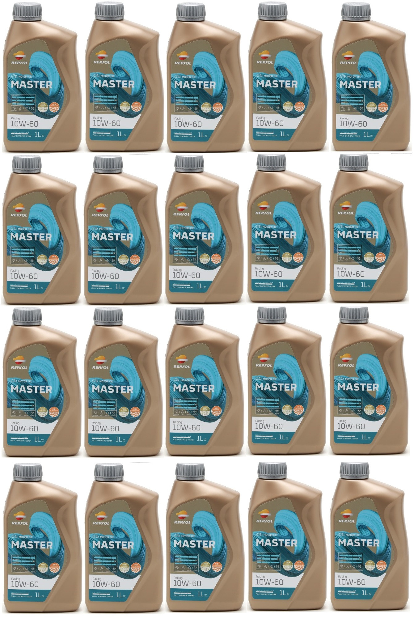 Repsol Motoröl Master Racing 10W-60 1 Liter 20x 1l = 20 Liter