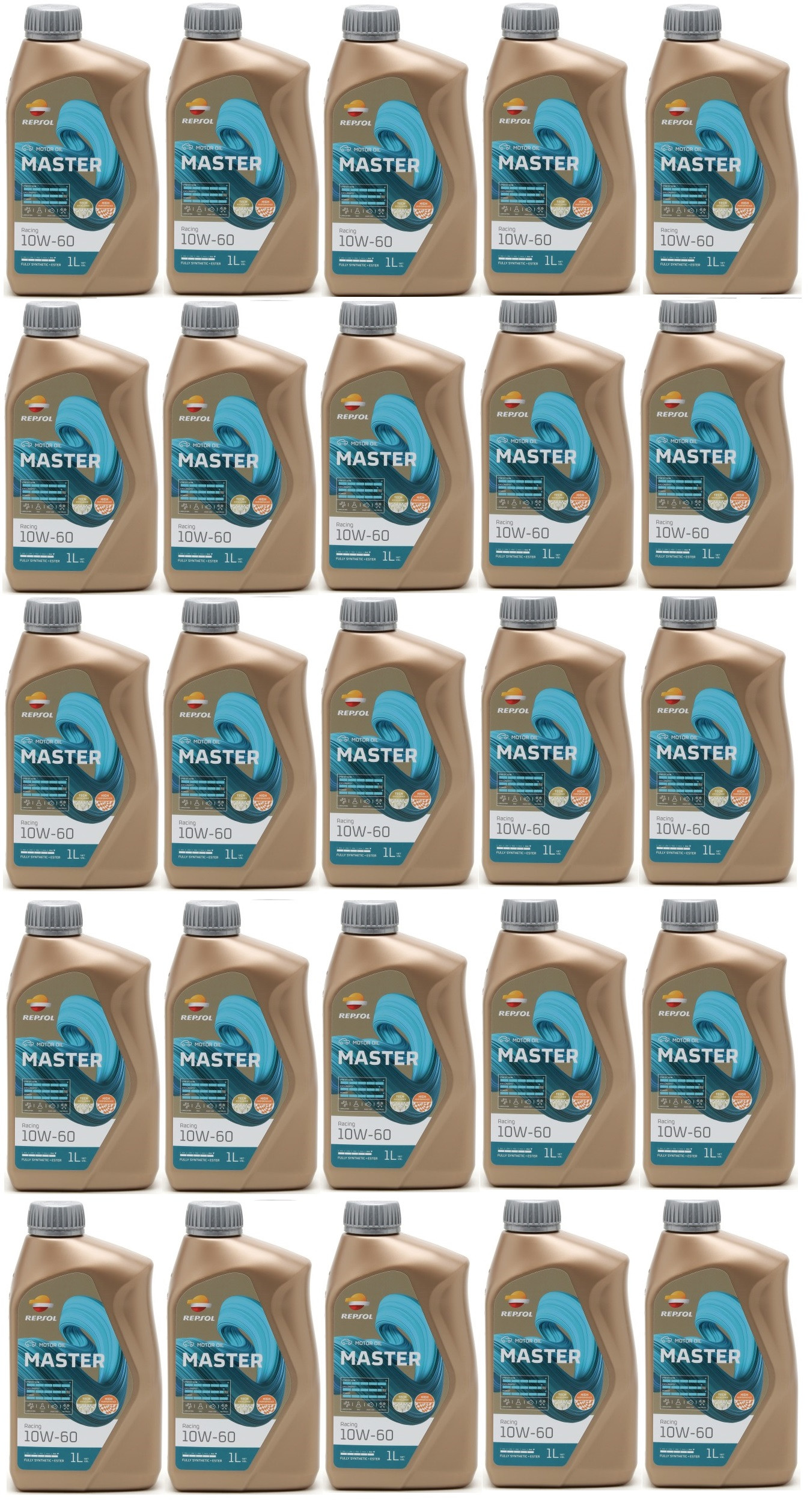 Repsol Motoröl Master Racing 10W-60 1 Liter 30x 1l = 30 Liter