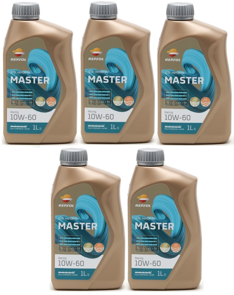 Repsol Motoröl Master Racing 10W-60 1 Liter 5x 1l = 5 Liter