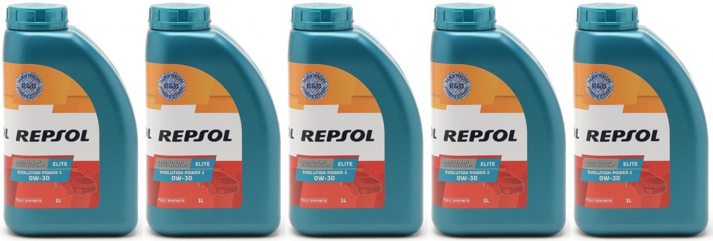 Repsol Motoröl Master Eco P 0w-30 1 Liter 5x 1l = 5 Liter