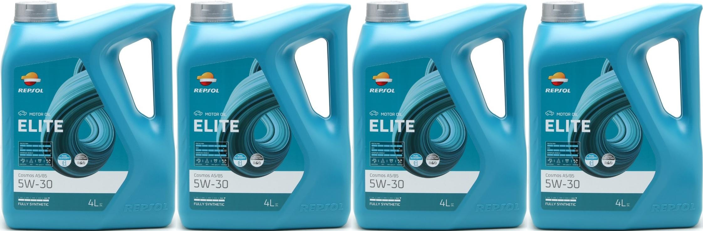 Repsol Motoröl ELITE COSMOS A5/B5 5W30 4x 4l = 16 Liter