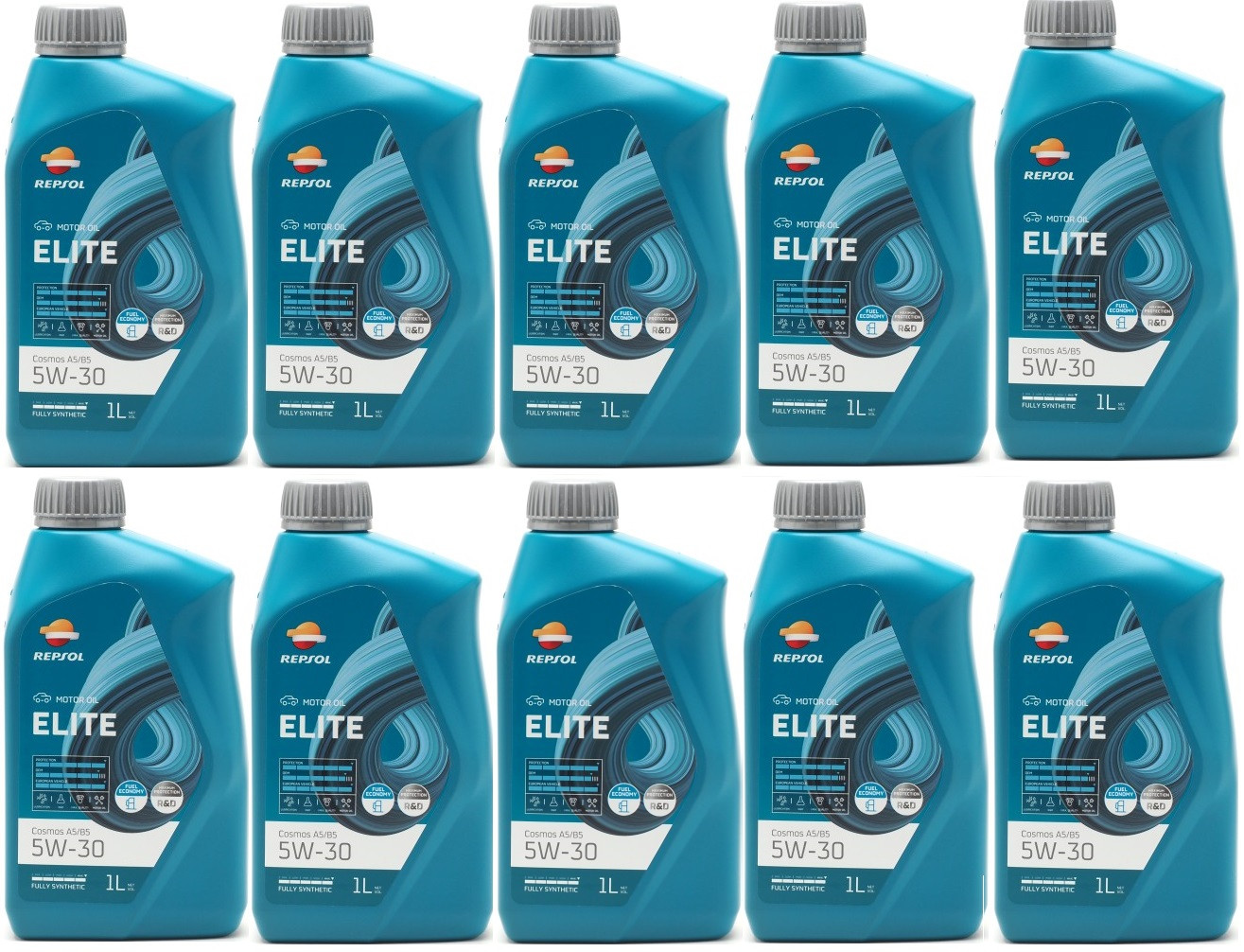 Repsol Motoröl ELITE COSMOS A5/B5 5W-30 1 Liter 10x 1l = 10 Liter