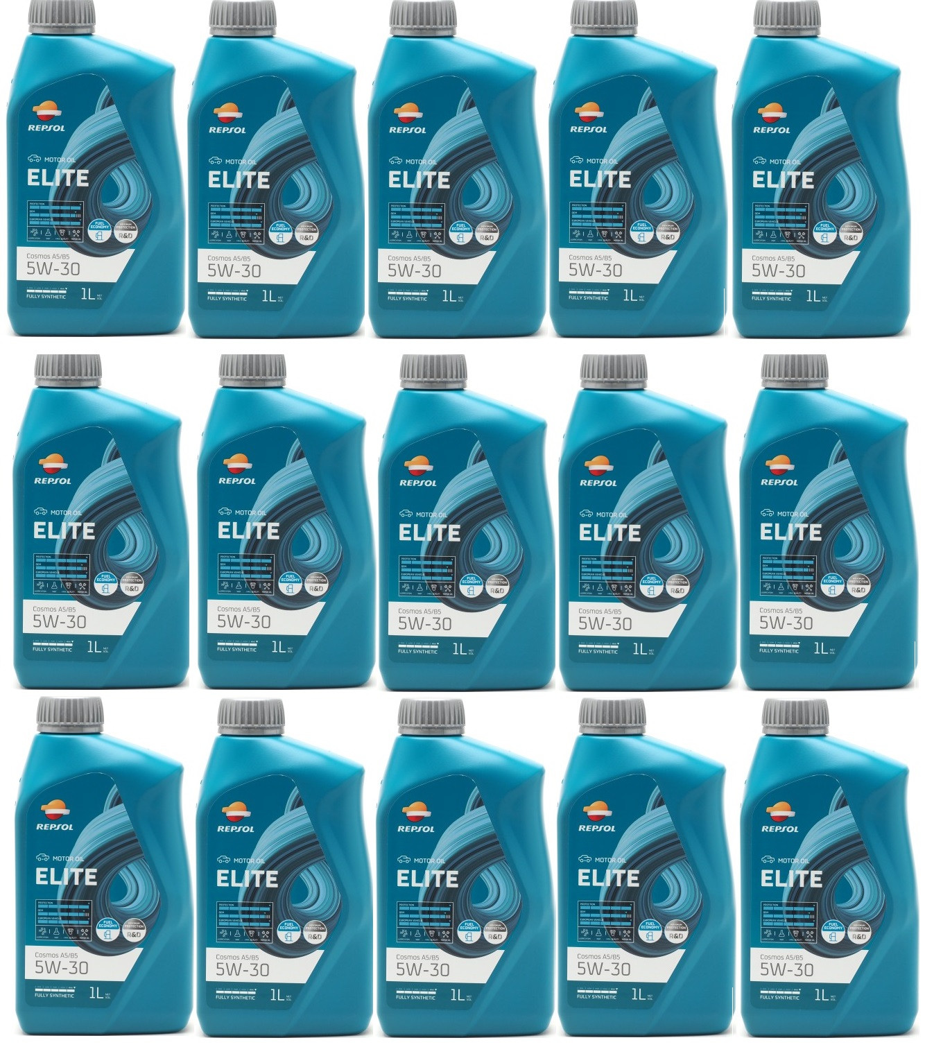 Repsol Motoröl ELITE COSMOS A5/B5 5W-30 1 Liter 15x 1l = 15 Liter
