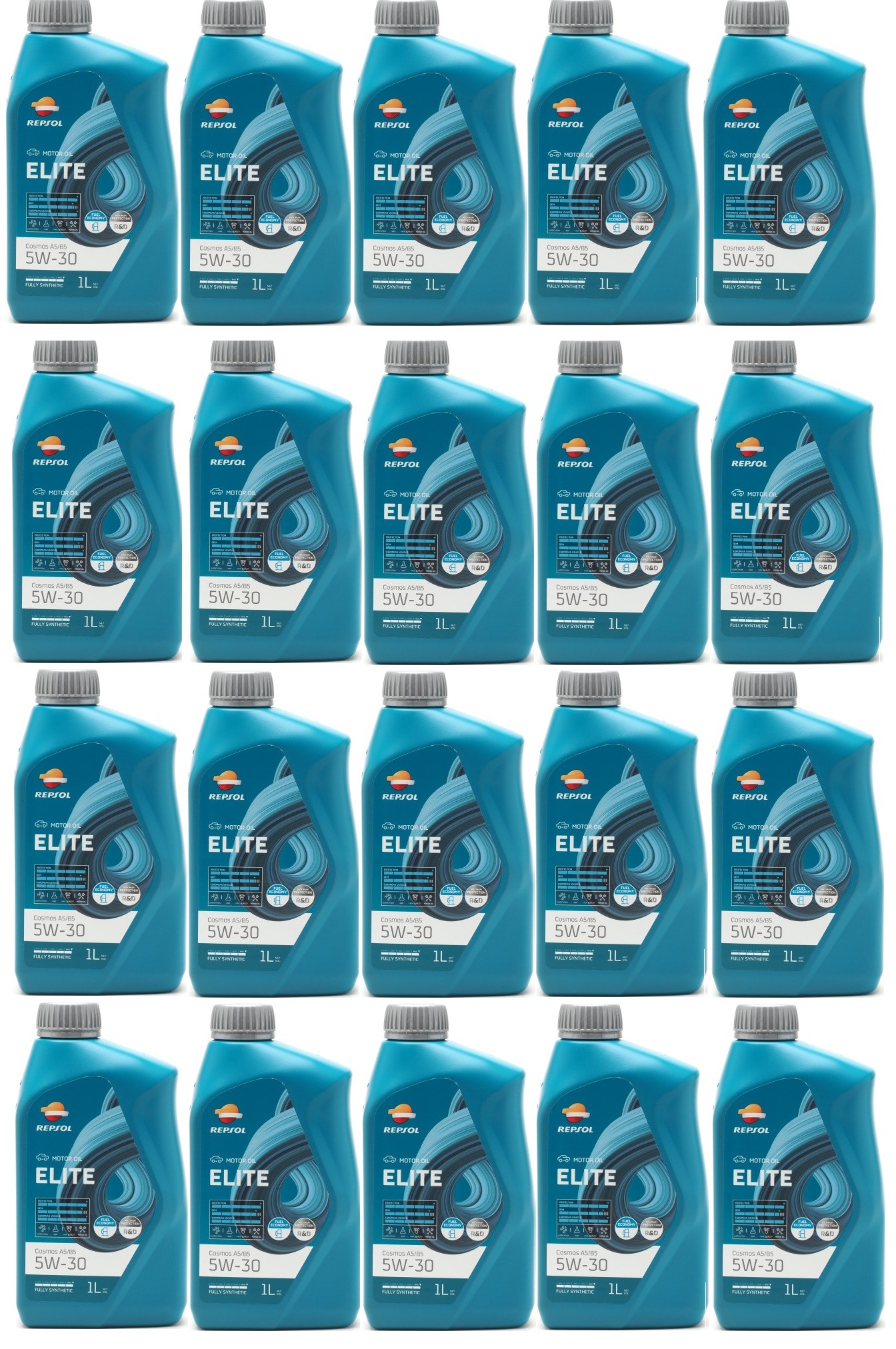 Repsol Motoröl ELITE COSMOS A5/B5 5W-30 1 Liter 20x 1l = 20 Liter