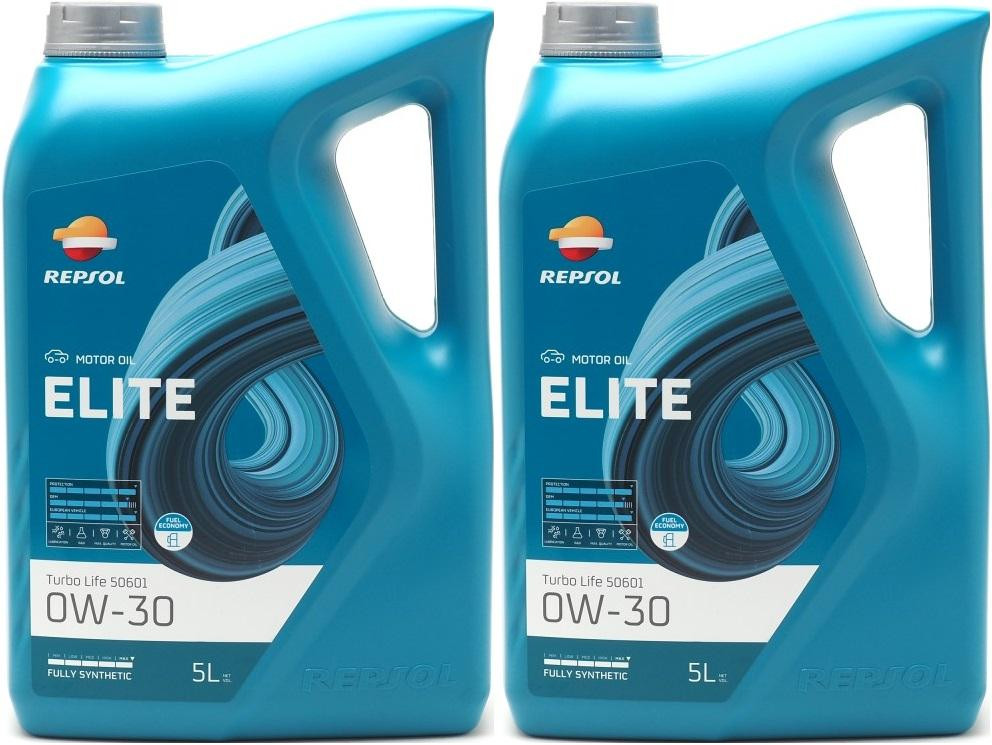 Repsol Motoröl ELITE TURBO LIFE 50601 0W-30 2x 5 = 10 Liter