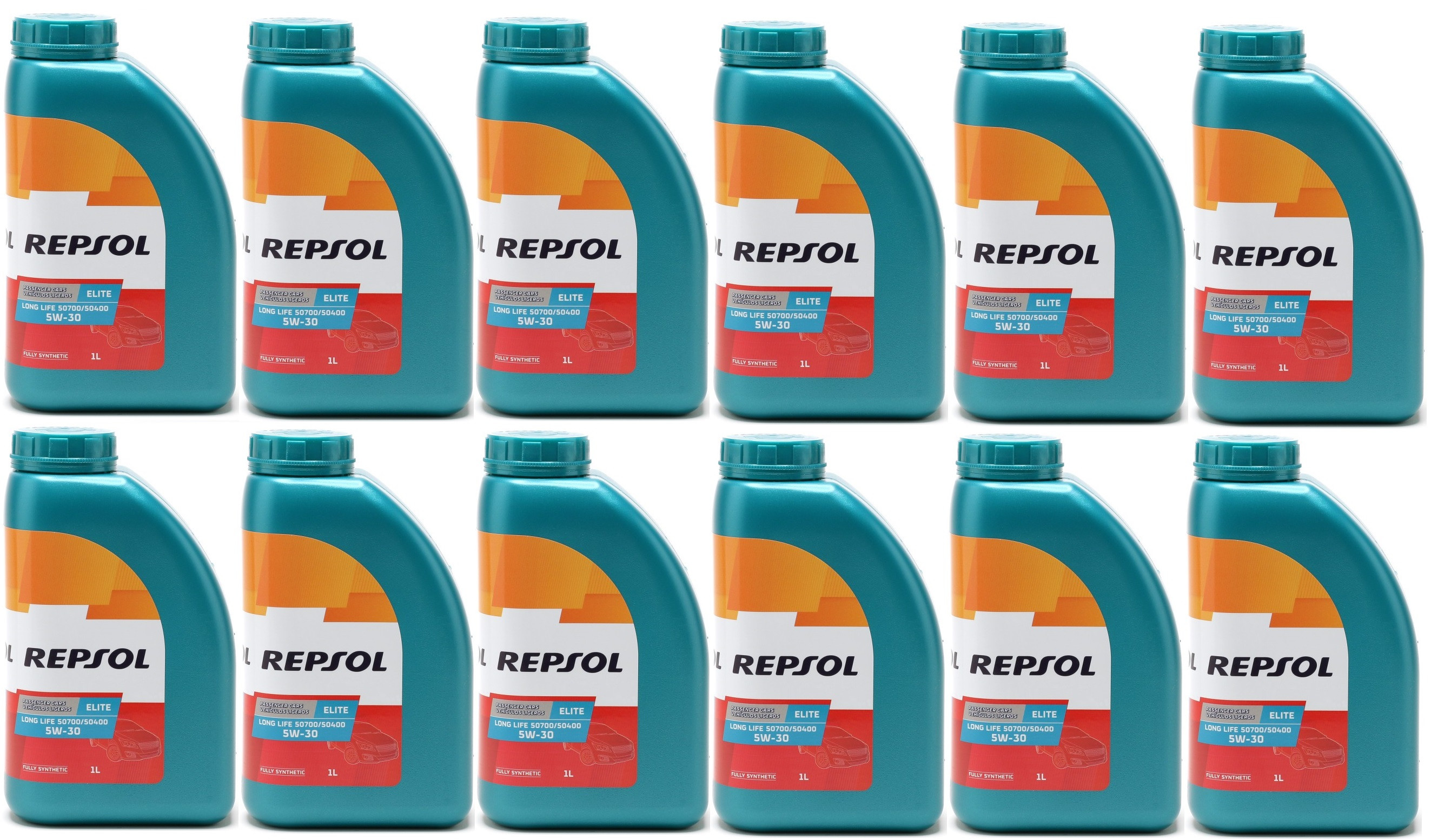 Repsol Motoröl ELITE LONG LIFE 50700/50400 5W30 1 Liter 12x 1l = 12 Liter