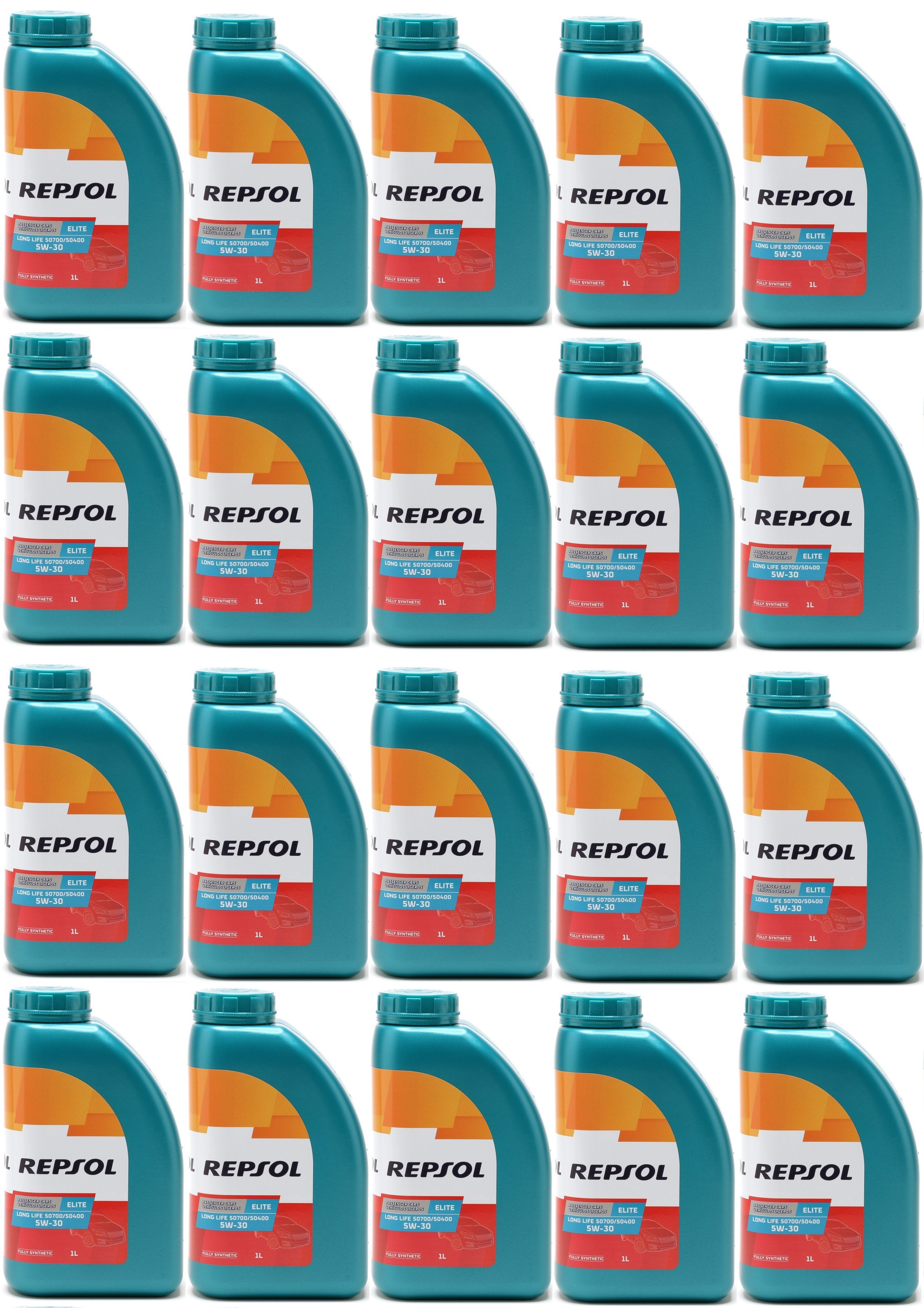 Repsol Motoröl ELITE LONG LIFE 50700/50400 5W30 1 Liter 20x 1l = 20 Liter