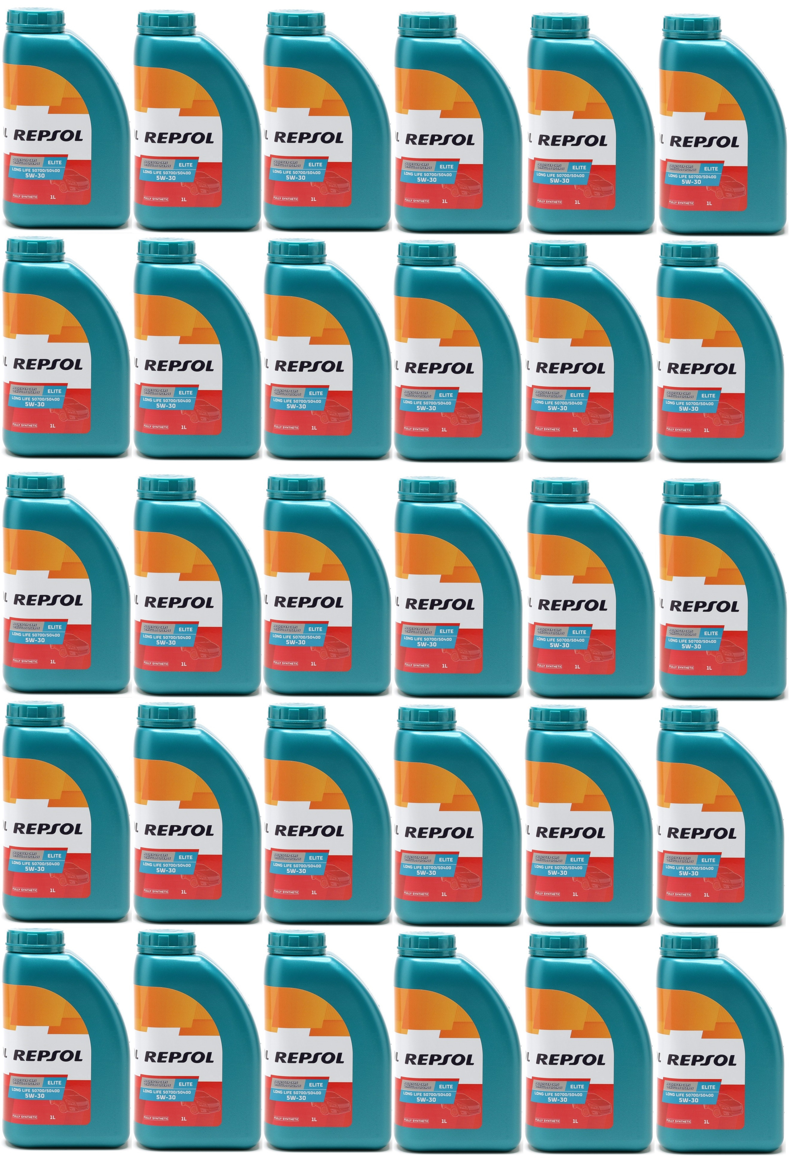 Repsol Motoröl ELITE LONG LIFE 50700/50400 5W30 1 Liter 30x 1l = 30 Liter
