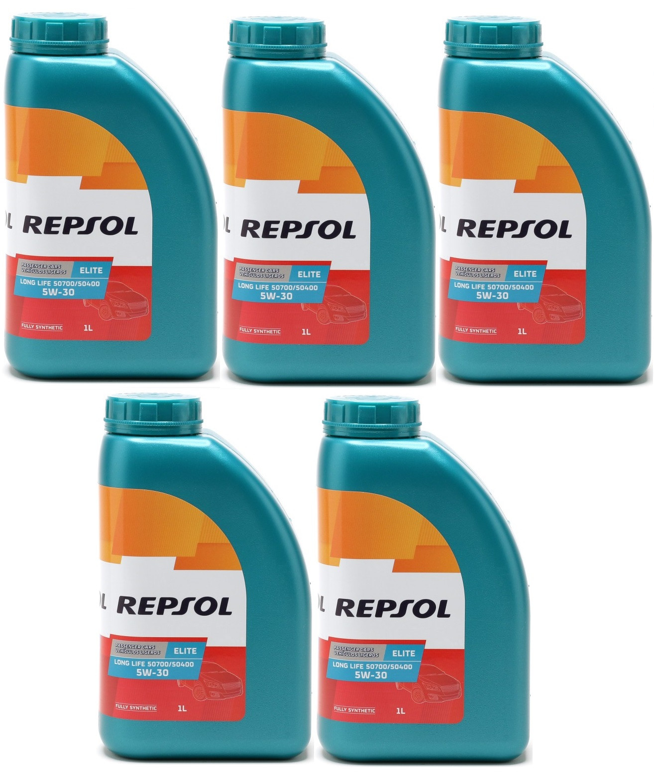Repsol Motoröl ELITE LONG LIFE 50700/50400 5W30 1 Liter 5x 1l = 5 Liter
