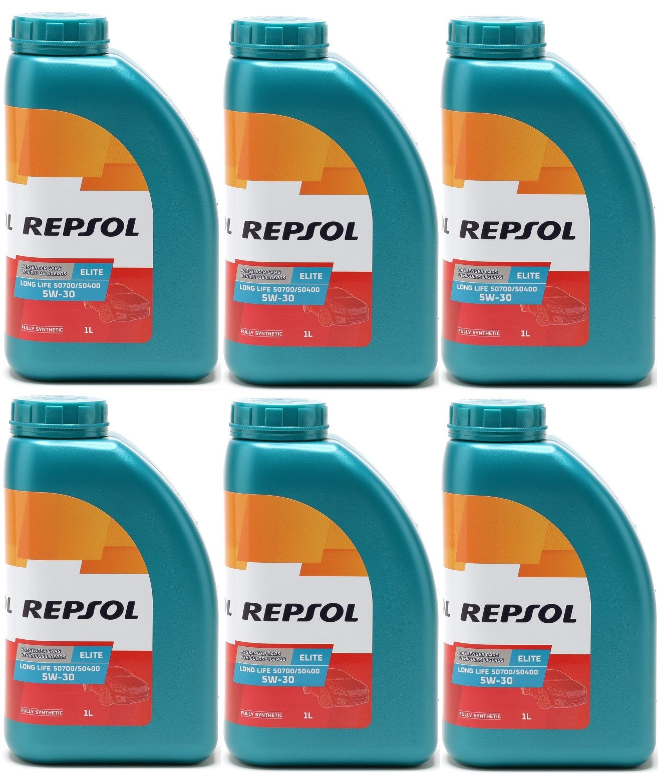 Repsol Motoröl ELITE LONG LIFE 50700/50400 5W30 1 Liter 6x 1l = 6 Liter