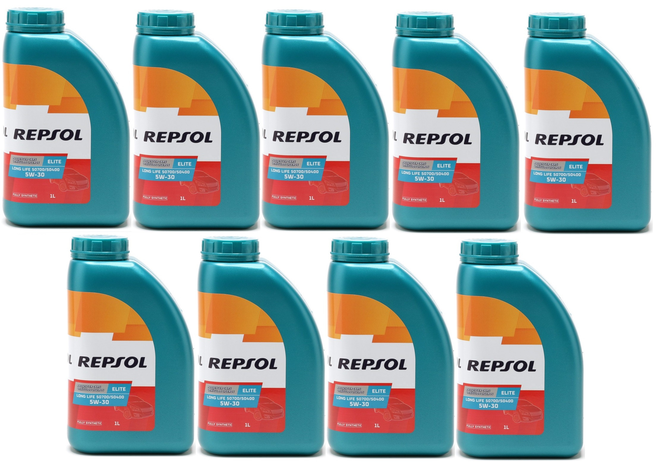 Repsol Motoröl ELITE LONG LIFE 50700/50400 5W30 1 Liter 9x 1l = 9 Liter