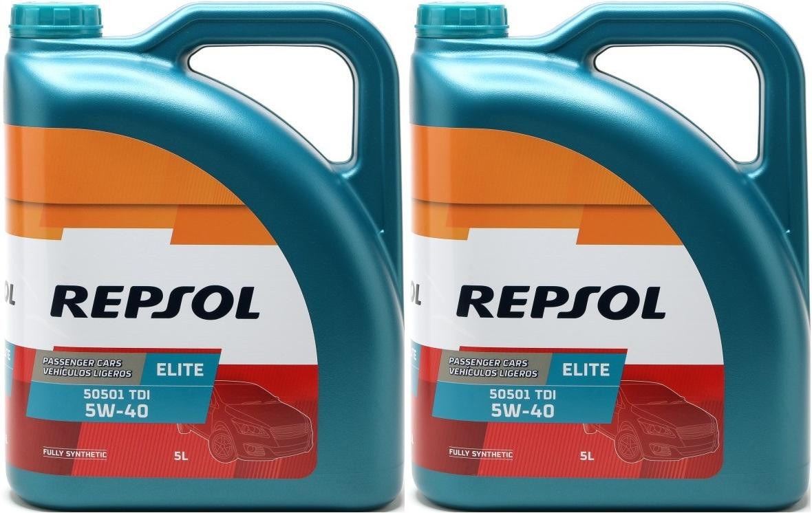 Repsol Motoröl ELITE 50501 TDI 5W40 2x 5 = 10 Liter