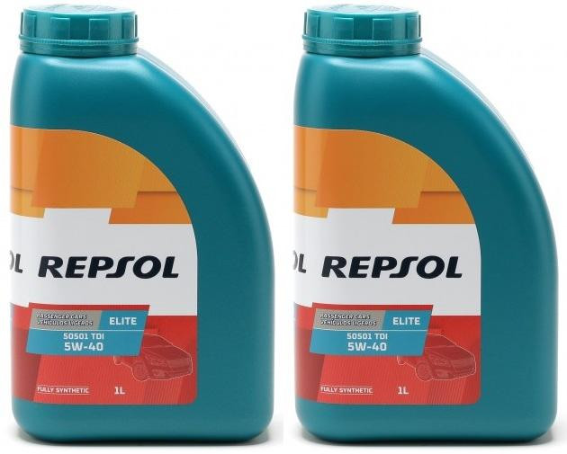 Repsol Motoröl ELITE 50501 TDI 5W40 1 Liter 2x 1l = 2 Liter