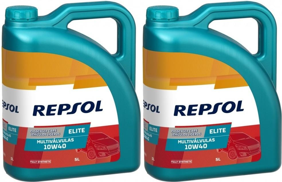 Repsol Motoröl ELITE MULTIVALVULAS 10W40 2x 5 = 10 Liter