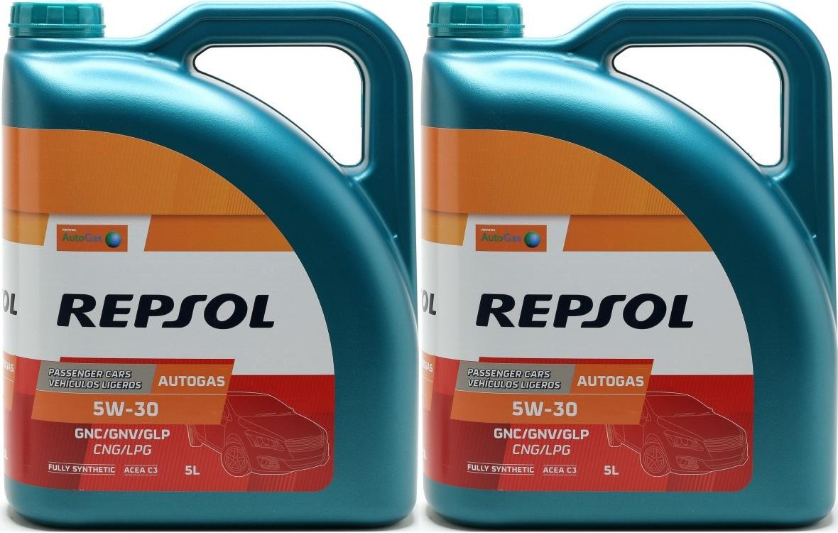 Repsol Gasmotorenöl AUTO GAS 5W30 2x 5 = 10 Liter
