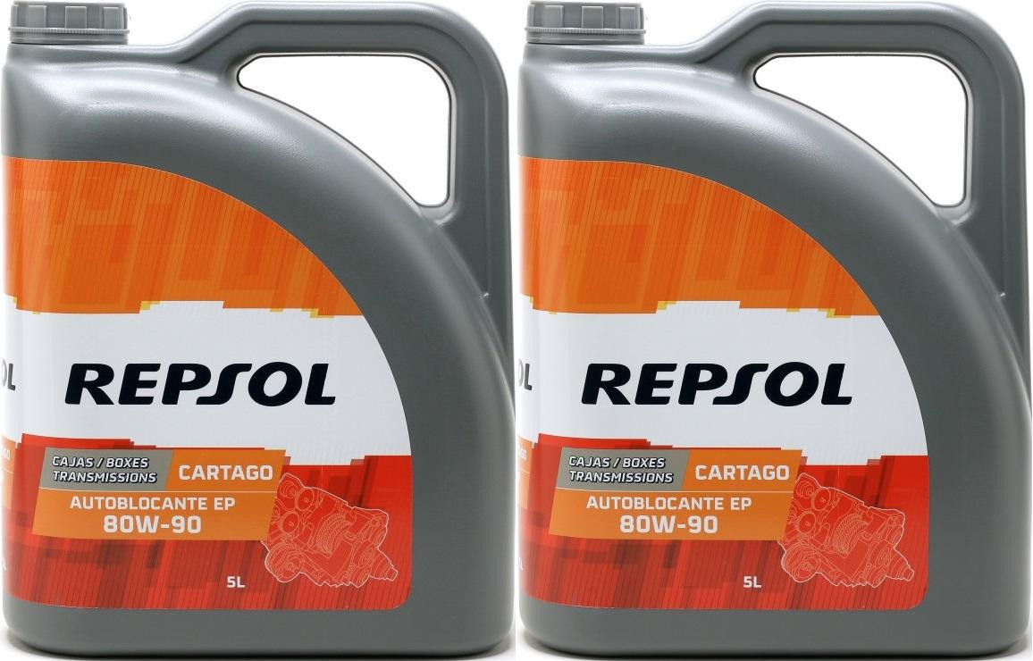 Repsol Getriebeöl CART.EP AUTOBL.80W90 2x 5 = 10 Liter