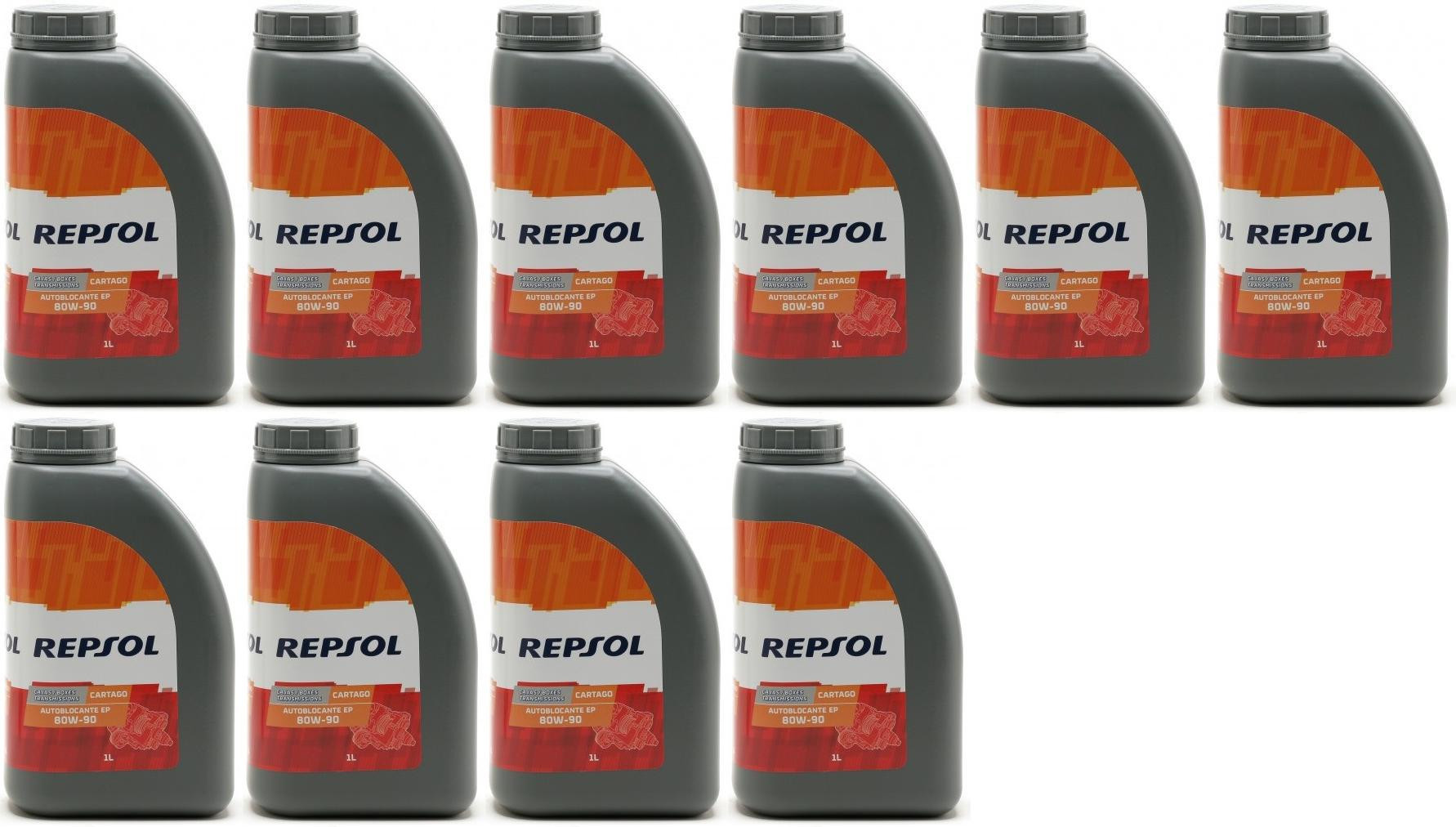 Repsol Getriebeöl CART.EP AUTOBL.80W90 1 Liter 10x 1l = 10 Liter