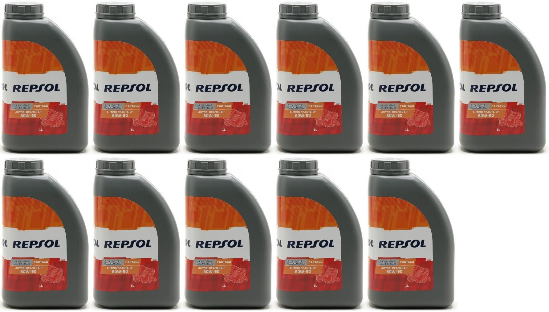 Repsol Getriebeöl CART.EP AUTOBL.80W90 1 Liter 11x 1l = 11 Liter