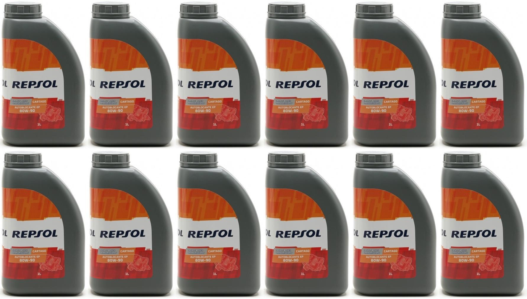 Repsol Getriebeöl CART.EP AUTOBL.80W90 1 Liter 12x 1l = 12 Liter