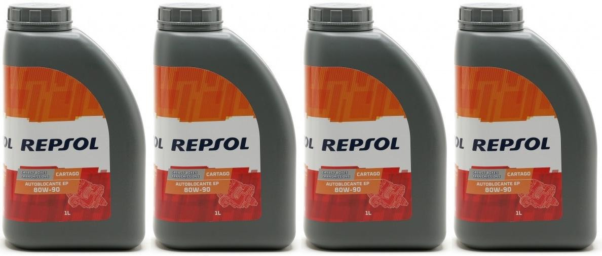 Repsol Getriebeöl CART.EP AUTOBL.80W90 1 Liter 4x 1l = 4 Liter